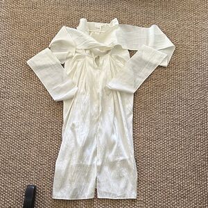 Julia Amory Cartagena Silk Ivory Skirt Small NWT